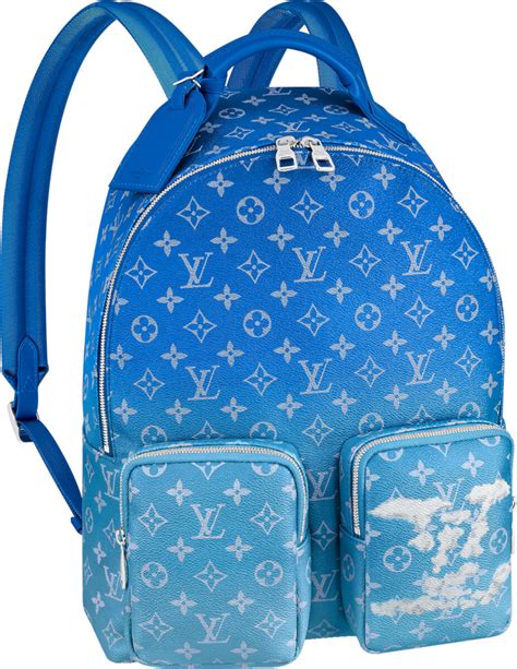 gray blue and white louis vuitton backpack|backpack Louis Vuitton original.